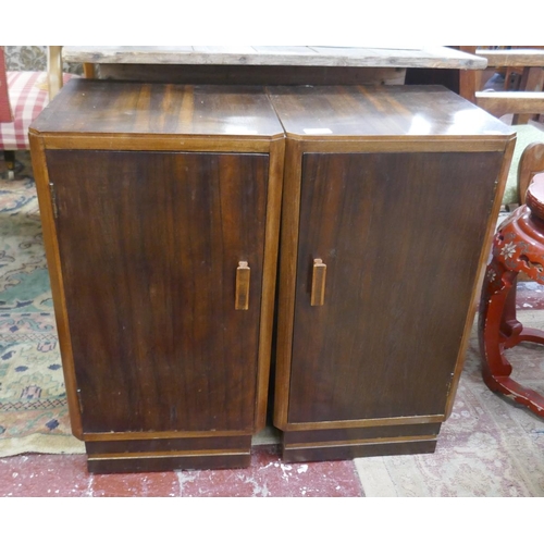 331 - Pair of Art Deco bedside cabinets