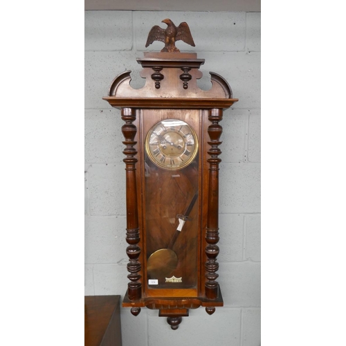 374 - Victorian Vienna wall clock