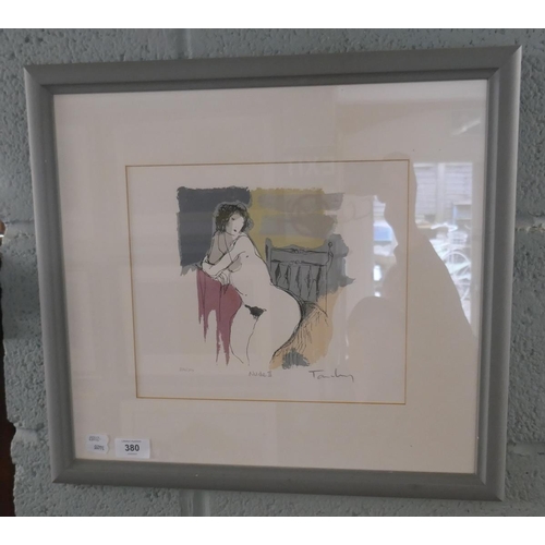 380 - Signed L/E print by I Tarkay - Nude II