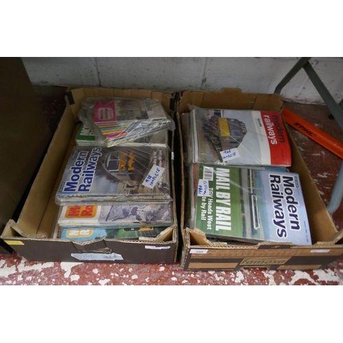 398 - Good collection of Modern railway magazines dating from 1960s onwards