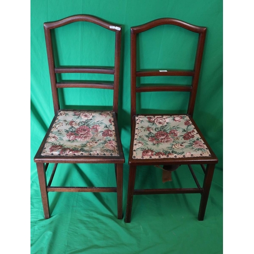 533 - Pair of antique chairs