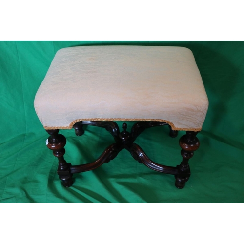 538 - Antique footstool