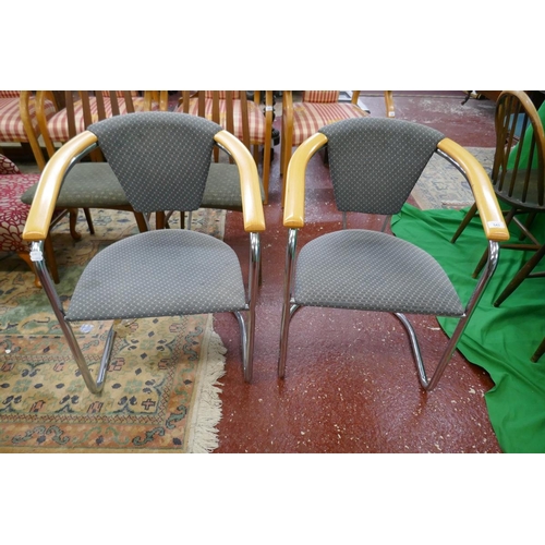 543 - Pair of mid-century chairs