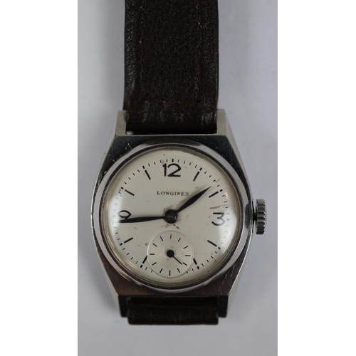 106 - Rare Longines Art Deco watch with signed manual wind movement calibre 10.68Z, serial 5398434, case b... 