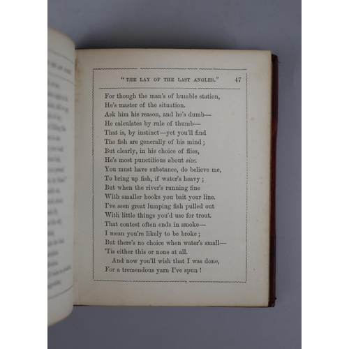 134 - Antique book The lay of the Last Angler