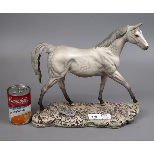 170 - L/E Beswick Moonlight (dapple grey) horse from the Connoisseur series - model no. 2671 - Approx heig... 