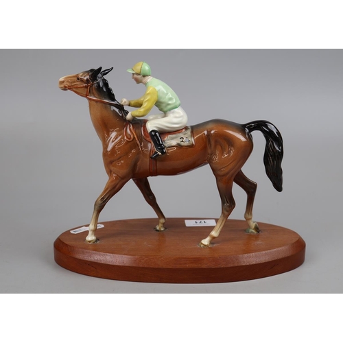 171 - Beswick horse and jockey - Approx height 24cm