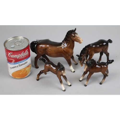 177 - Collection of Beswick horses