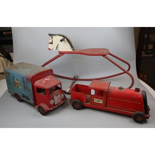 302 - 3 tin plate toys