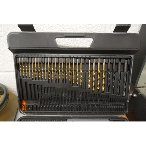 405 - Set of spanners together with a drill bit set