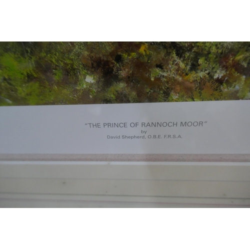 439 - David Shepherd L/E Print THE PRINCE OF RANNOCH MOOR (371/650)