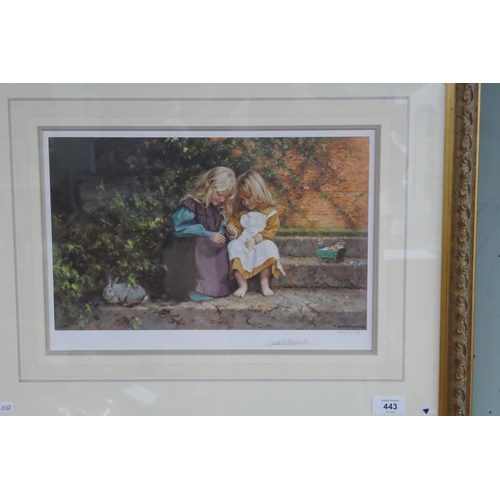 443 - David Shepherd SIGNED L/E Prints BUT TEDDY DOESN'T NEED A TICKET/ IS IT A LADYBIRD