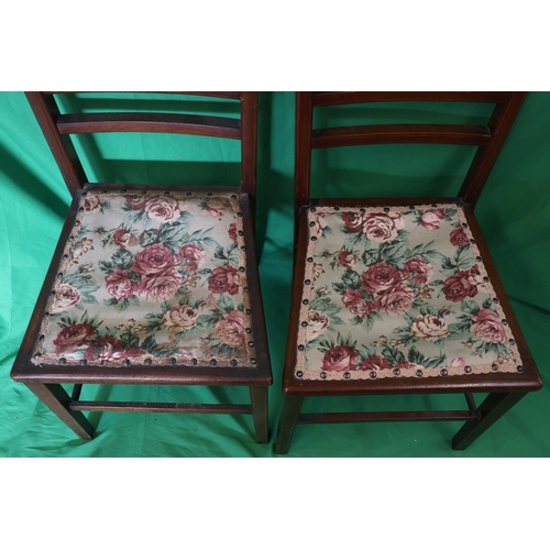 533 - Pair of antique chairs