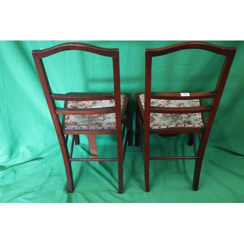 533 - Pair of antique chairs