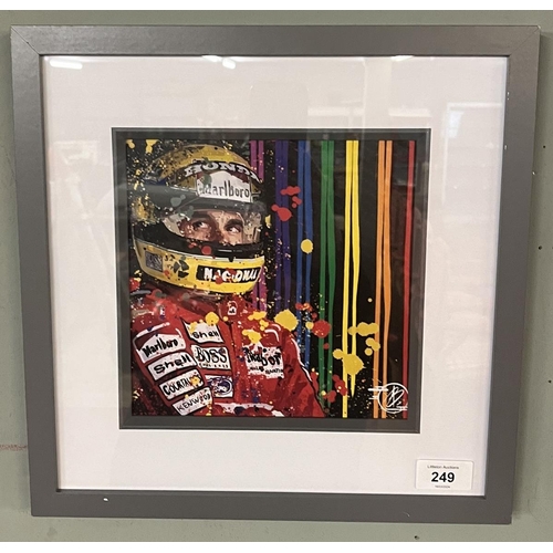 249 - F1 print - Approx 34cm x 34cm