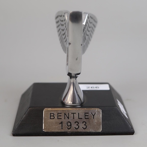 266 - Reproduction Bentley car mascot