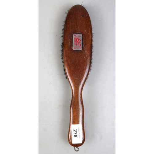 278 - 1930's Rolls Royce showroom customer clothes brush