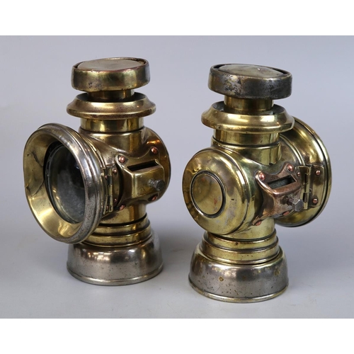 283 - Pair of antique carriage lamps