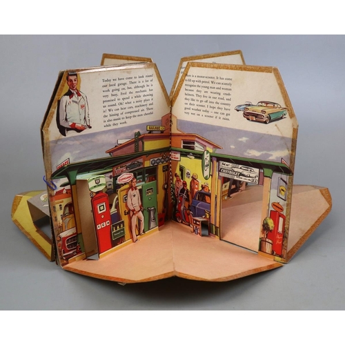 72 - Vintage 1950s garage rare pop up book