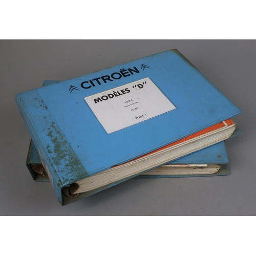 73 - Citroen 1972 DS manuals