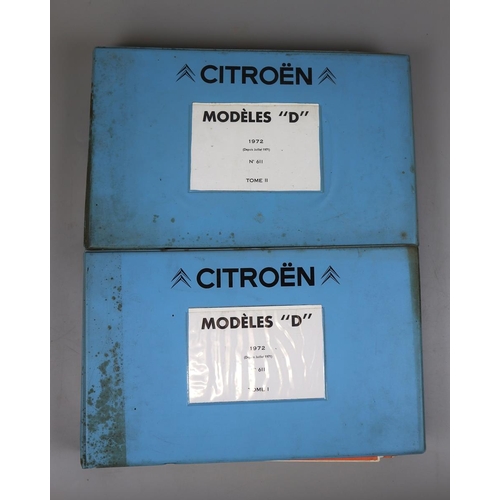 73 - Citroen 1972 DS manuals