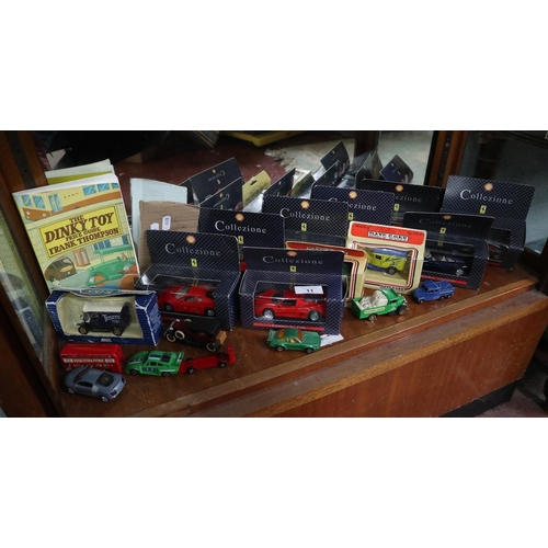 11 - Collection of die cast toys together with a Dinky price guide book