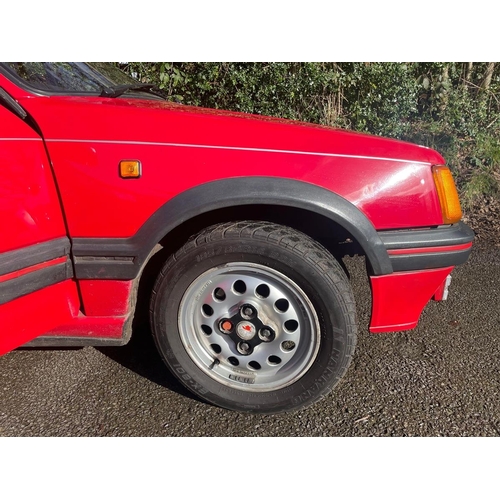 260 - Peugeot 205 Cti 1.6 convertible - Mot'd 83,000 miles This stunning low mileage car has been garaged ... 