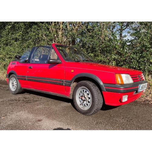 260 - Peugeot 205 Cti 1.6 convertible - Mot'd 83,000 miles This stunning low mileage car has been garaged ... 