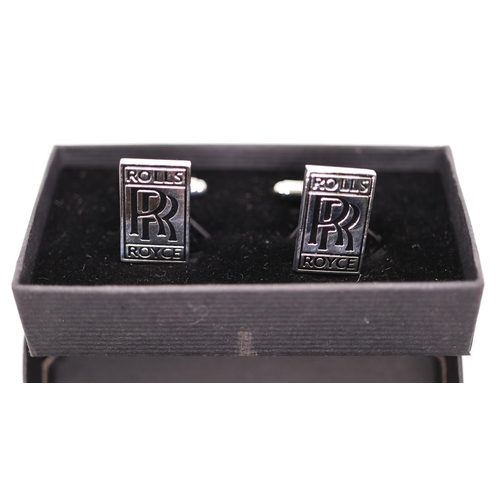 268 - 2 pairs of mint and boxed cufflinks by Manhattan Windsor Ltd - Rolls Royce and Bentley 