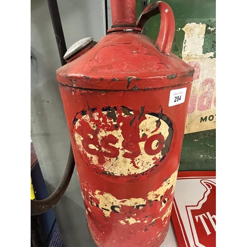 294 - Vintage Esso fuel pump - Approx height 87cm