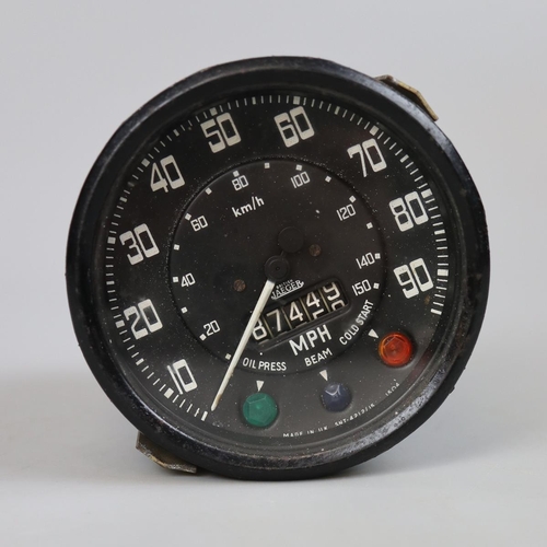 3 - 2 gauges together with AA badge and radiator cap