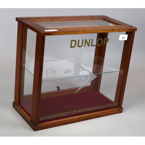 41 - Dunlop Accessories counter top cabinet - Approx W: 39.5cm  H: 35.5cm  D: 21cm