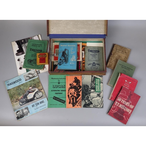 50 - Collection of mostly motorcycle manuals
