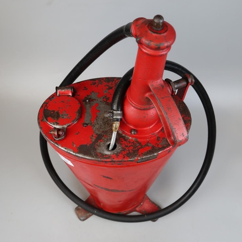 62 - Vintage Texaco garage forecourt oil dispenser
