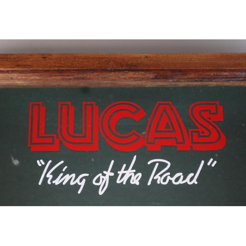 68 - Lucas King of the Road counter top display cabinet - Approx W: 41cm H: 33cm D: 15cm