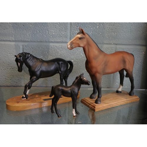 168 - Collection of ceramic horses to include Beswick
