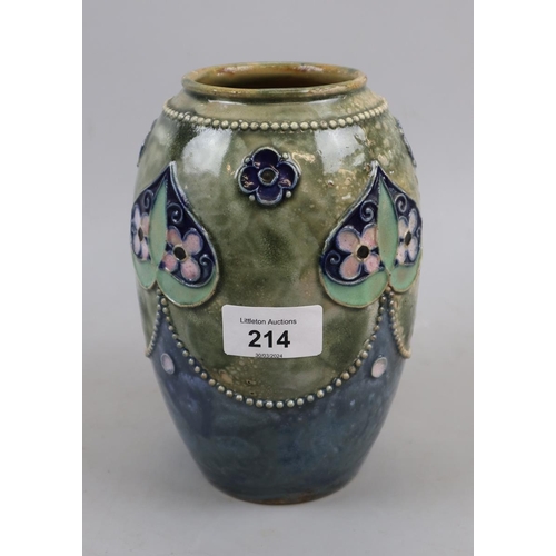 214 - Doulton Vase - Approx height: 18cm