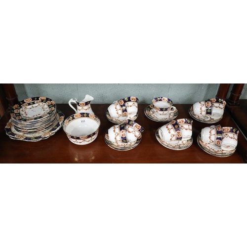 233 - Victorian tea set stamped Mona