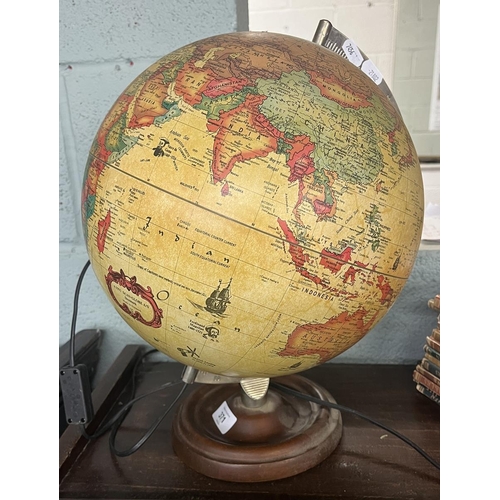 371 - Vintage globe lamp