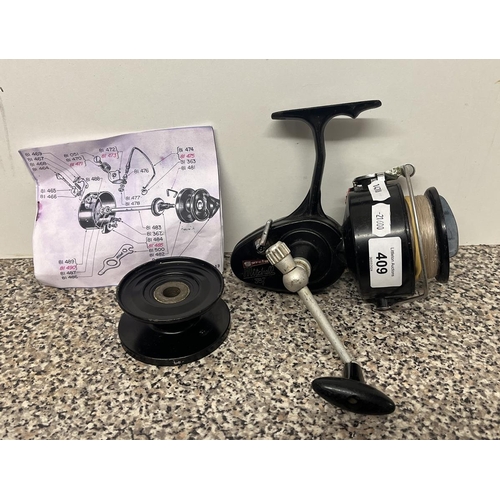 409 - Garcia 387 fishing reel etc