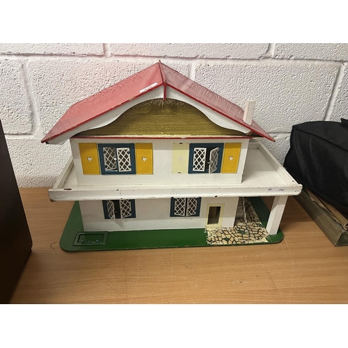 419 - Vintage dolls house etc