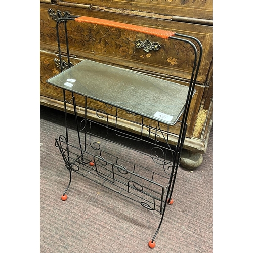 433 - Mid century magazine rack