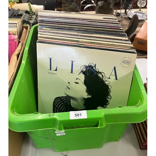 501 - Collection of LPs to include Fleetwood Mac, Rod Stewart, etc.