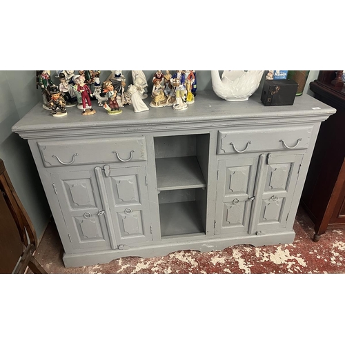 521 - Painted sideboard - Approx W: 148cm  D: 44cm  H: 91cm