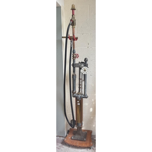 529 - Vintage Gilbert & Barker petrol pump - Approx height 245cm