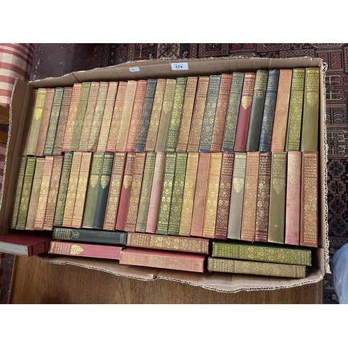 574 - Good collection of vintage hardback books 