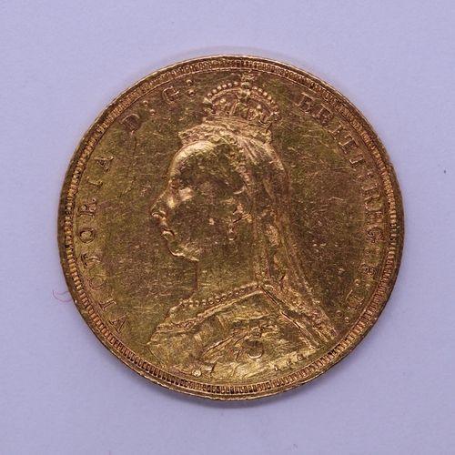 73 - Full sovereign 1890
