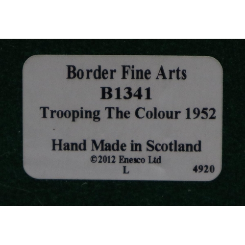 165 - Border Fine Arts Trooping the Colour 1952 - B1341 A/F - chip to ear