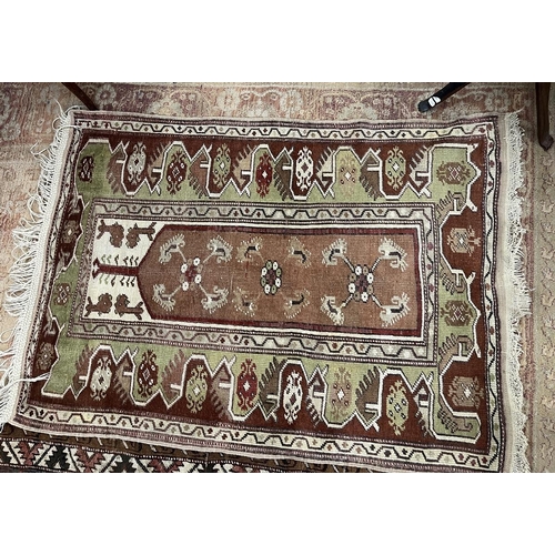 260 - 2 Turkish handwoven rugs