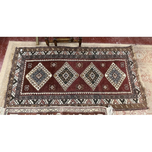 260 - 2 Turkish handwoven rugs